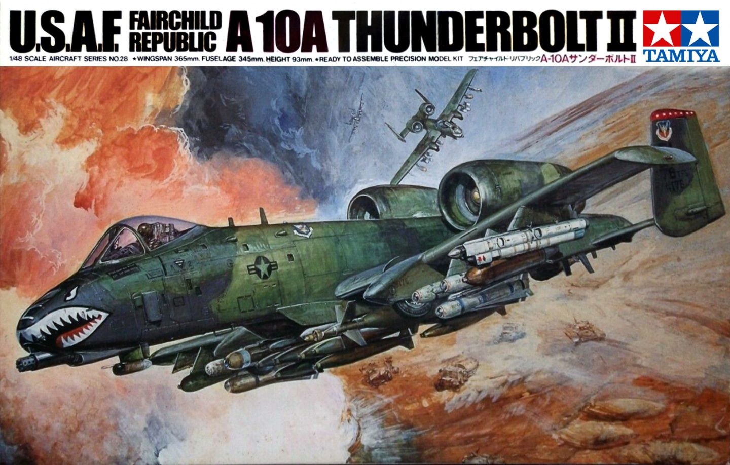 Tamiya 1/48 U.S.A.F. Fairchild Republic A-10A Thunderbolt II 61028