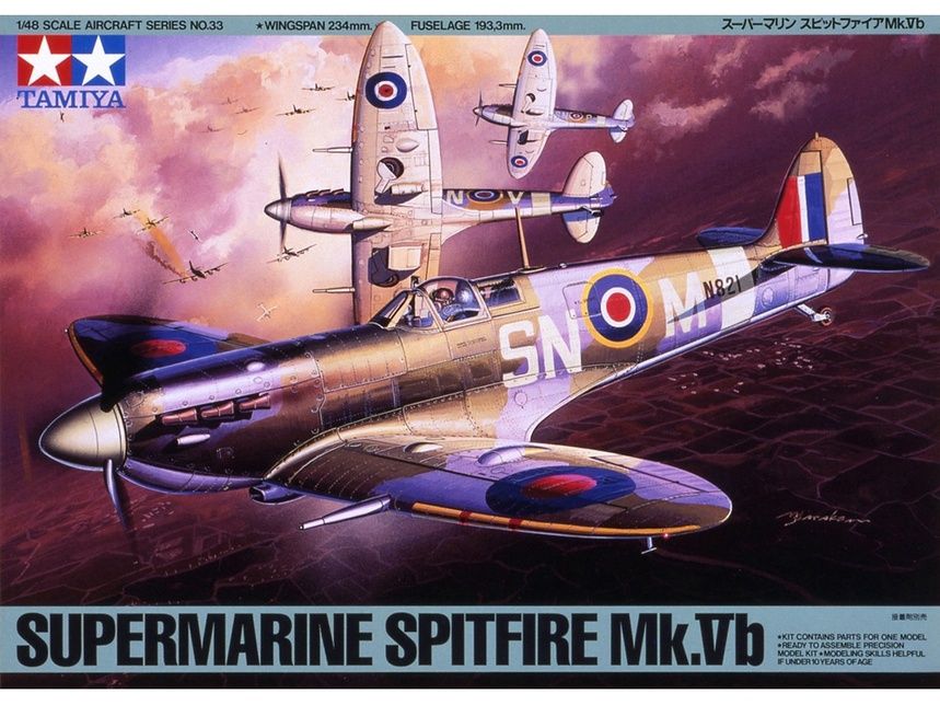 Tamiya 1/48 Supermarine Spitfire Mk.Vb 61033
