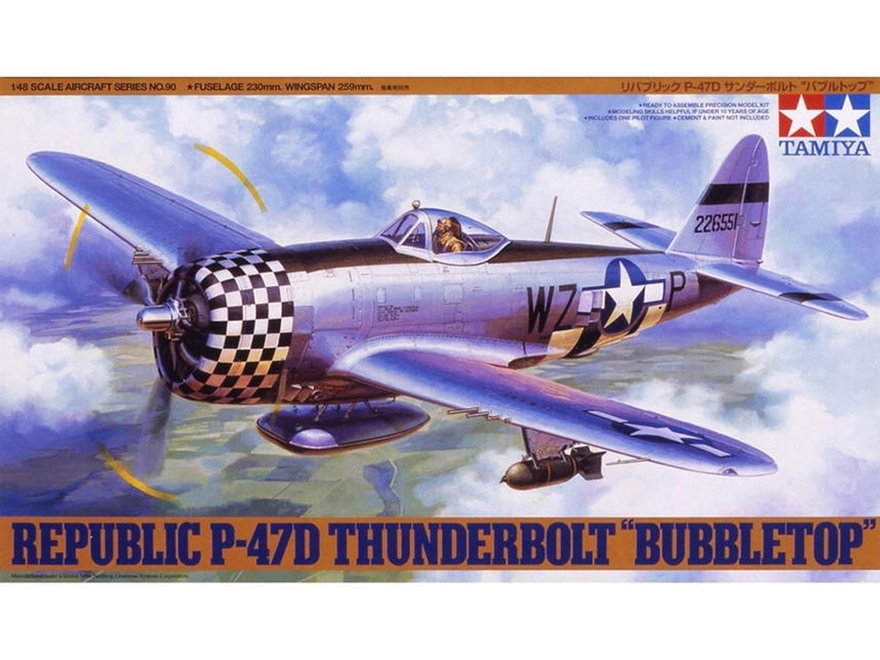 Tamiya 1/48 Republic P-47D Thunderbolt &quot;Bubbletop&quot; 61090