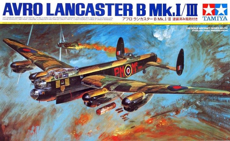 Tamiya 1/48 Avro Lancaster BI/BIII 61112