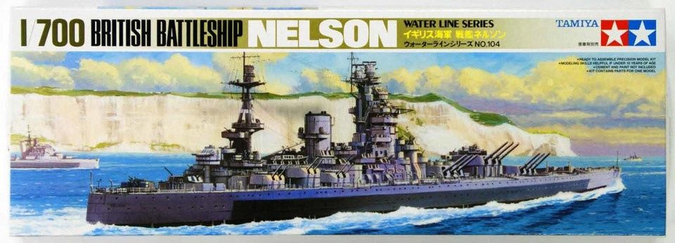 Tamiya 1/700 British Battleship Nelson 77504