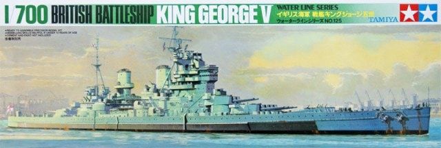 Tamiya 1/700 British Battleship King George V 77525
