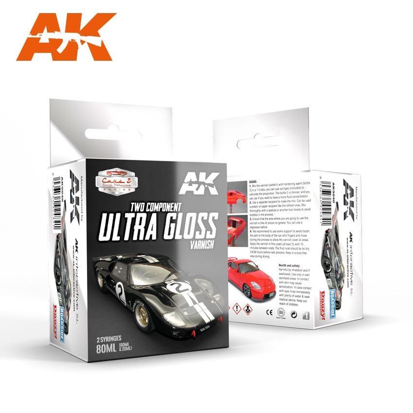 AK Interactive  Two Component Ultra Gloss Varnish 9040