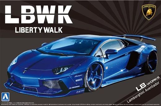 Aoshima 1/24 LB-Works Lamborghini Aventador Ver. 2 020245