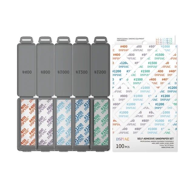 DSPIAE Reusable Self-Adhesive Sandpaper Set DSP-S01