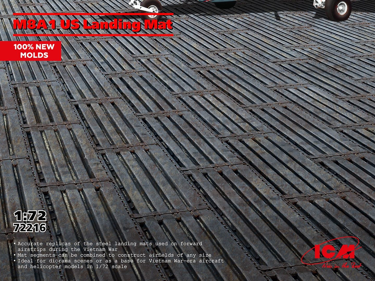 ICM 1/72 M8A1 US Landing Mat 72216