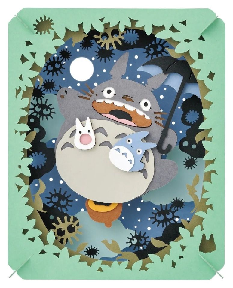 Ensky Paper Theater Totoro Illuminated by the Moon &quot;My Neighbor Totoro&quot; 52304