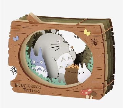 Ensky Paper Theater Totoro in Log &quot;My Neighbor Totoro&quot; 52306