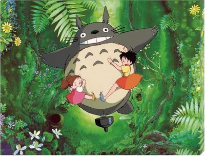 Ensky Puzzle Climbing on Totoro “My Neighbor Totoro” Artboard Jigsaw 52408