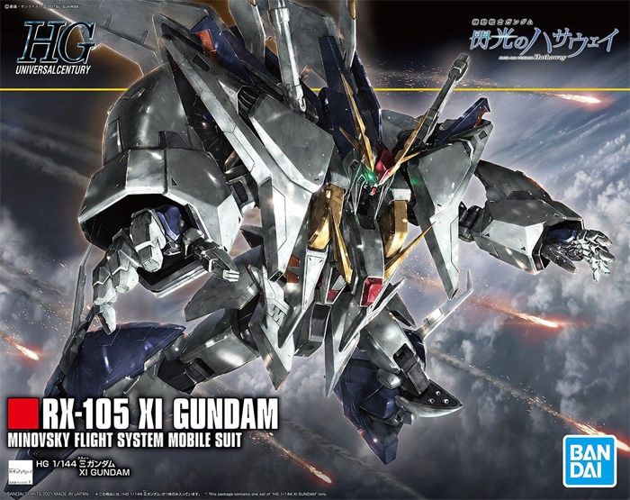 Bandai 1/144 HG UC #238 RX-105 Xi Gundam Minovsky Flight System Mobile Suit 5061331