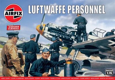Airfix Vintage 1/76 Luftwaffe Personnel A00755V