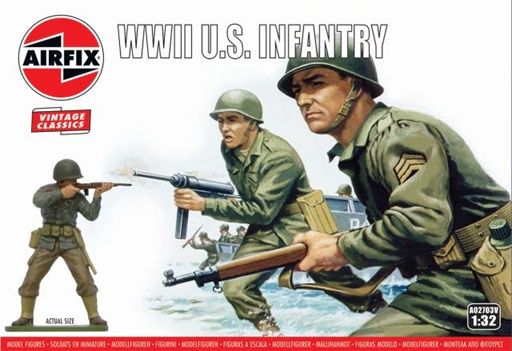 Airfix Vintage 1/32 WWII US Infantry A02703V