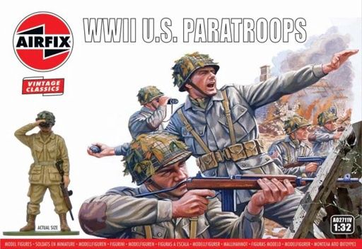 Airfix Vintage 1/32 WWII US Paratroops A02711V