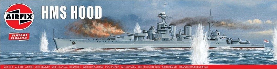 Airfix Vintage 1/600 HMS Hood A04202V