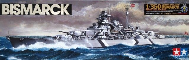 Tamiya 1/350 German Battleship Bismarck 78013