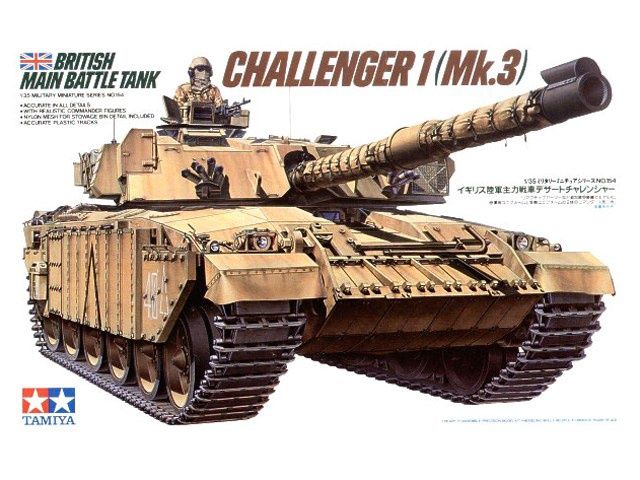 Tamiya 1/35 British Main Battle Tank Challenger 1 (Mk.3) 35154