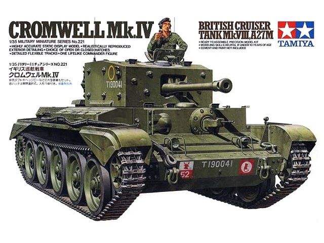 Tamiya 1/35 Cromwell Mk.IV British Cruiser Tank Mk.VIII, A27M 35221