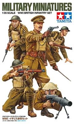 Tamiya 1/35 WWI British Infantry Set (5 figures) 35339