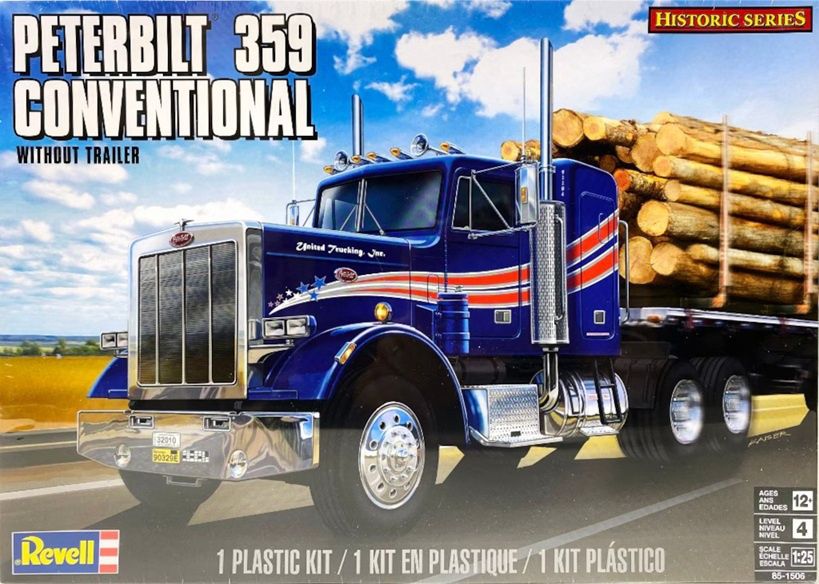 Revell 1/25 Peterbilt 359 Conventional Tractor Without Trailer 85-1506