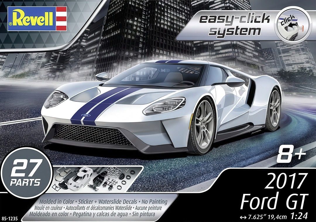 Revell 1/24 2017 Ford GT (Snap) 85-1235