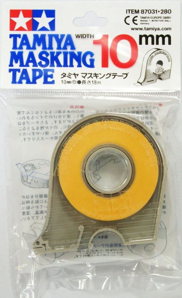 Tamiya Masking Tape 10mm w/Dispenser 87031