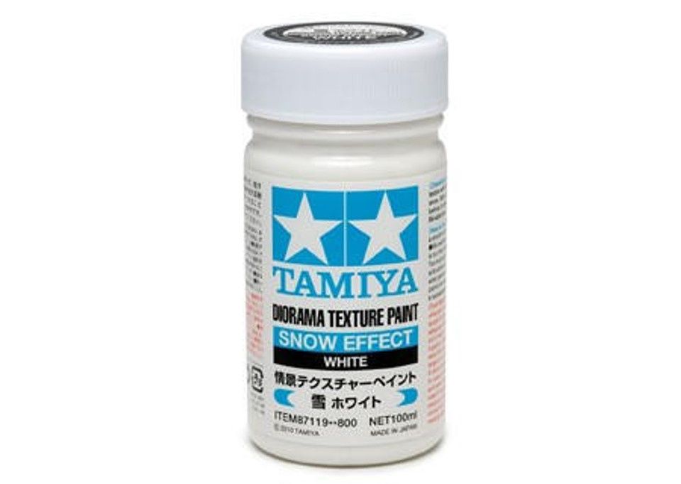 Tamiya Diorama Texture Snow Effect Paint (100ml Bottle) 87119