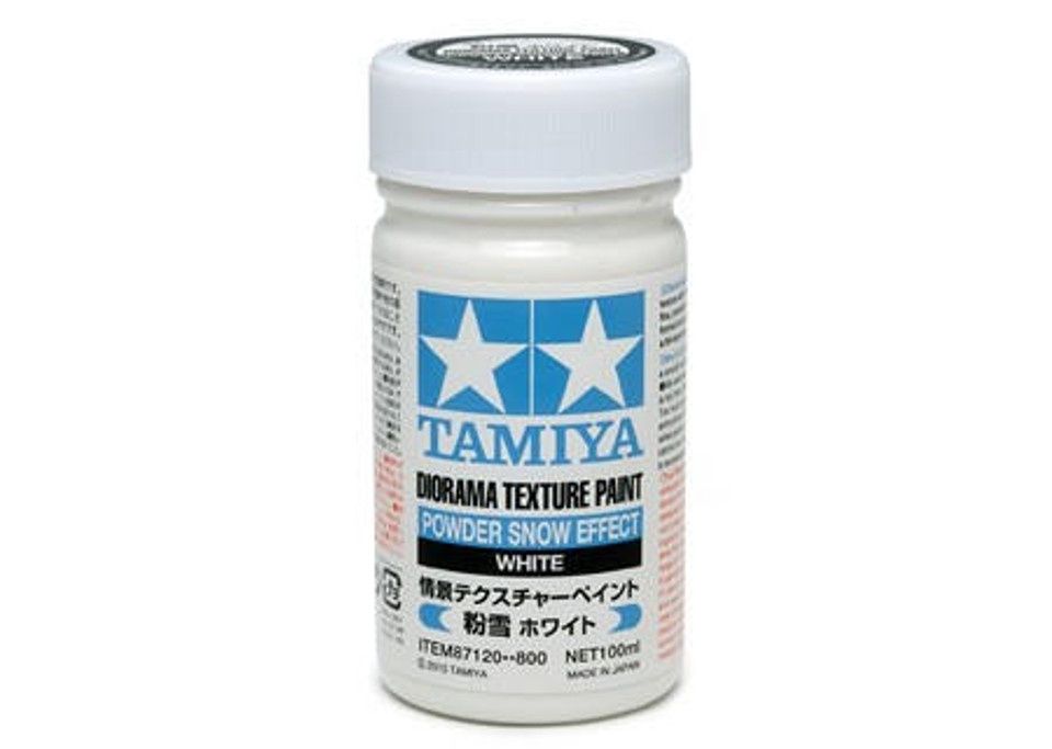 Tamiya Diorama Texture Powder Snow Effect Paint (100ml Bottle) 87120
