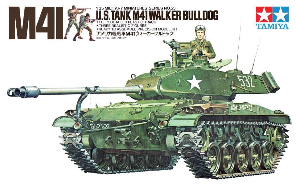 Tamiya 1/35 U.S. Tank M41 Walker Bulldog 35055