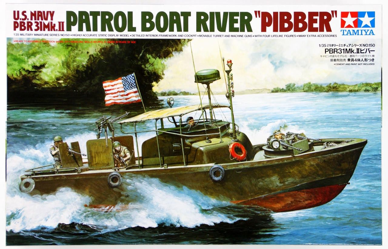 Tamiya 1/35 U.S.Navy PBR 31 Mk.II Patrol Boat River "Pibber" 35150