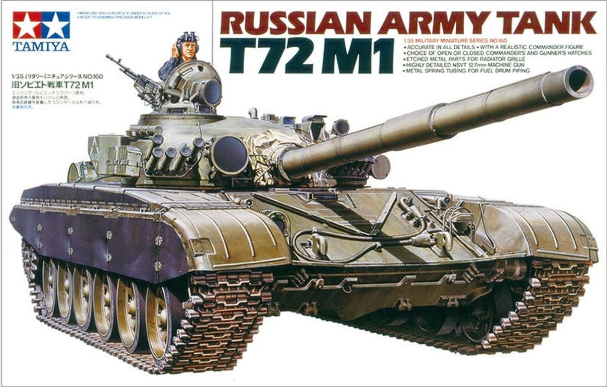 Tamiya 1/35 Russian Army Tank T-72 M1 35160