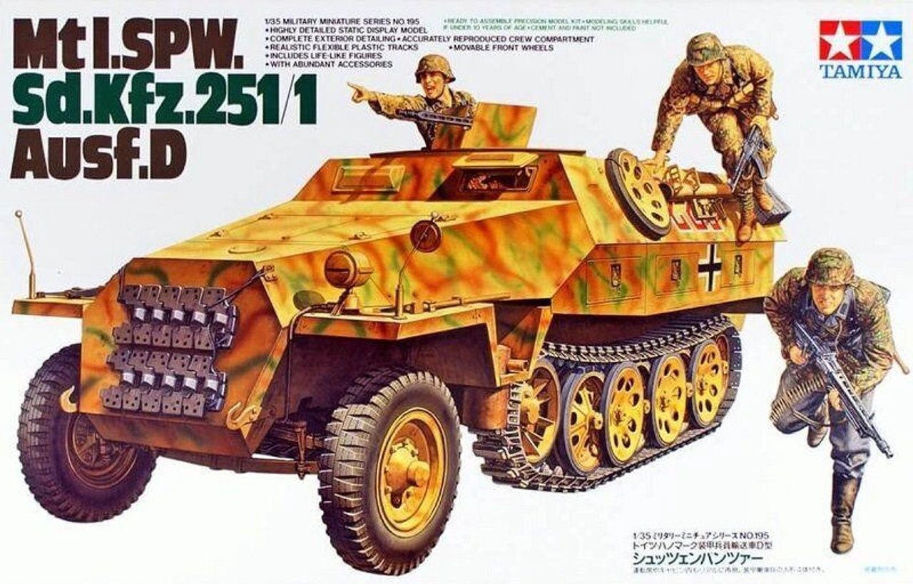 Tamiya 1/35 Mtl. SPW Sd.Kfz.251/1 Ausf.D 35195