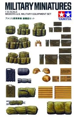 Tamiya 1/35 Modern U.S. Military Equipment Set 35266