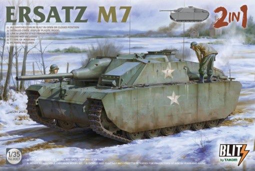 Takom 1/35 Ersatz M7 2 in 1 (Blitz) 8007