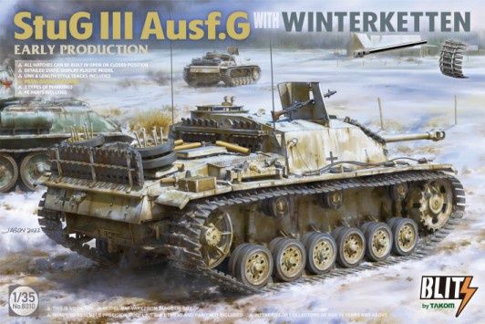 Takom 1/35 StuG III Ausf.G with Winterketten Early Production (Blitz) 8010