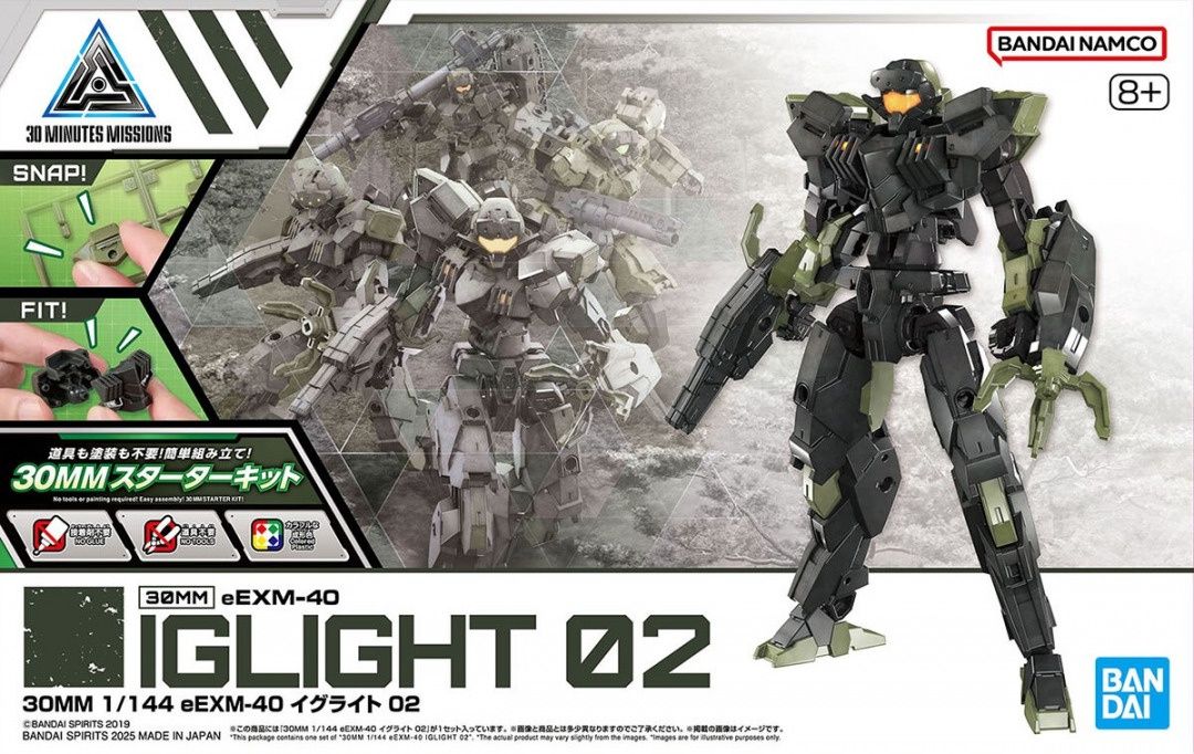 Bandai 1/144 30MM / 30Minutes Missions eEXM-40 Iglight 02 5068870