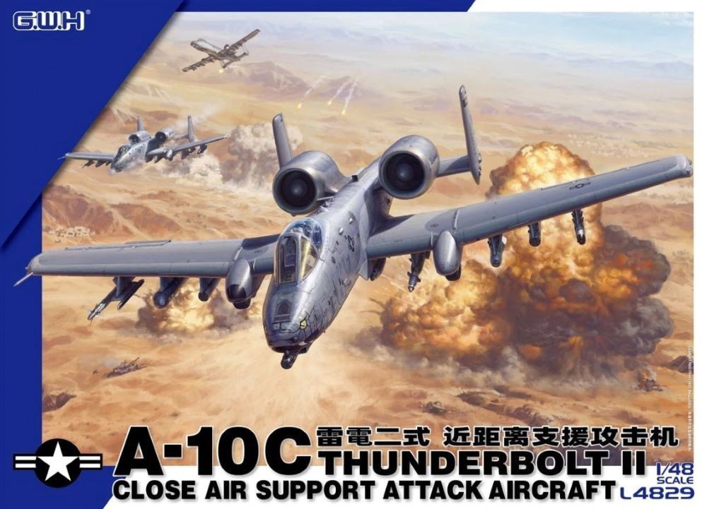 Great Wall Hobby 1/48 A-10C Thunderbolt II Close Air Support Attack Aircraft L4829
