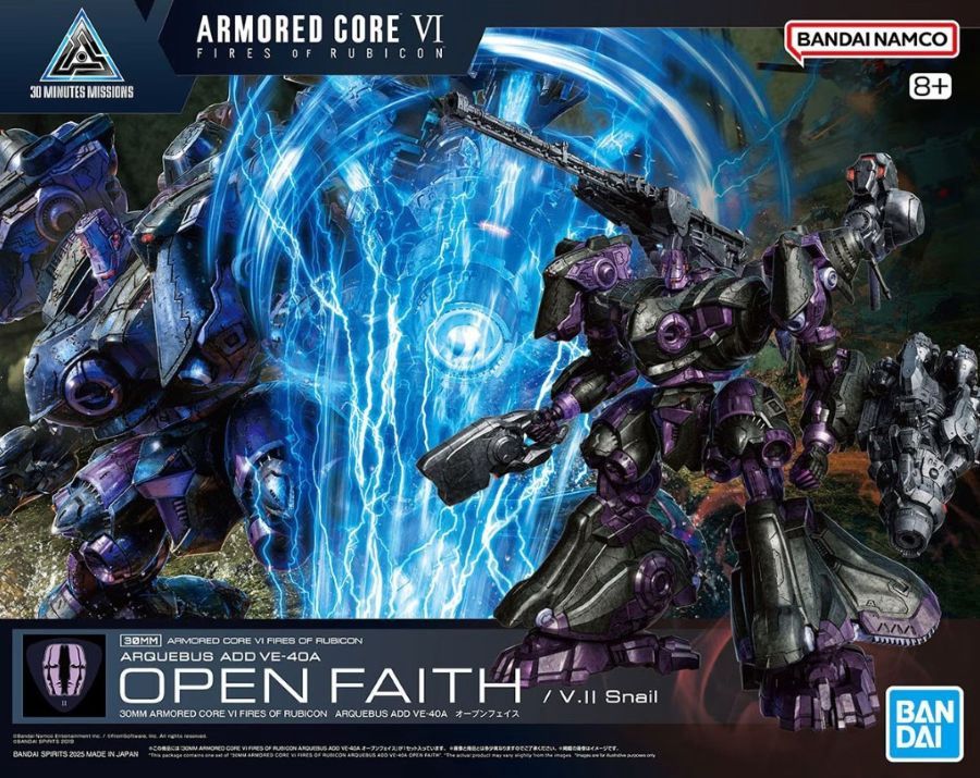 Bandai  30MM / Armored Core VI Fires of Rubicon Arquebus ADD VE-40A Open Faith / V.II Snail 5068872