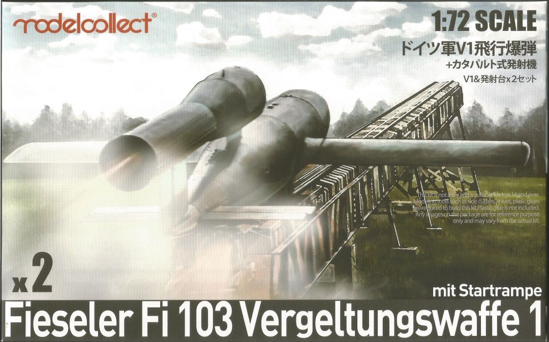 Modelcollect 1/72 Fiesler Fi 103 Vergeltungswaffe 1 mit Startrampe 72033