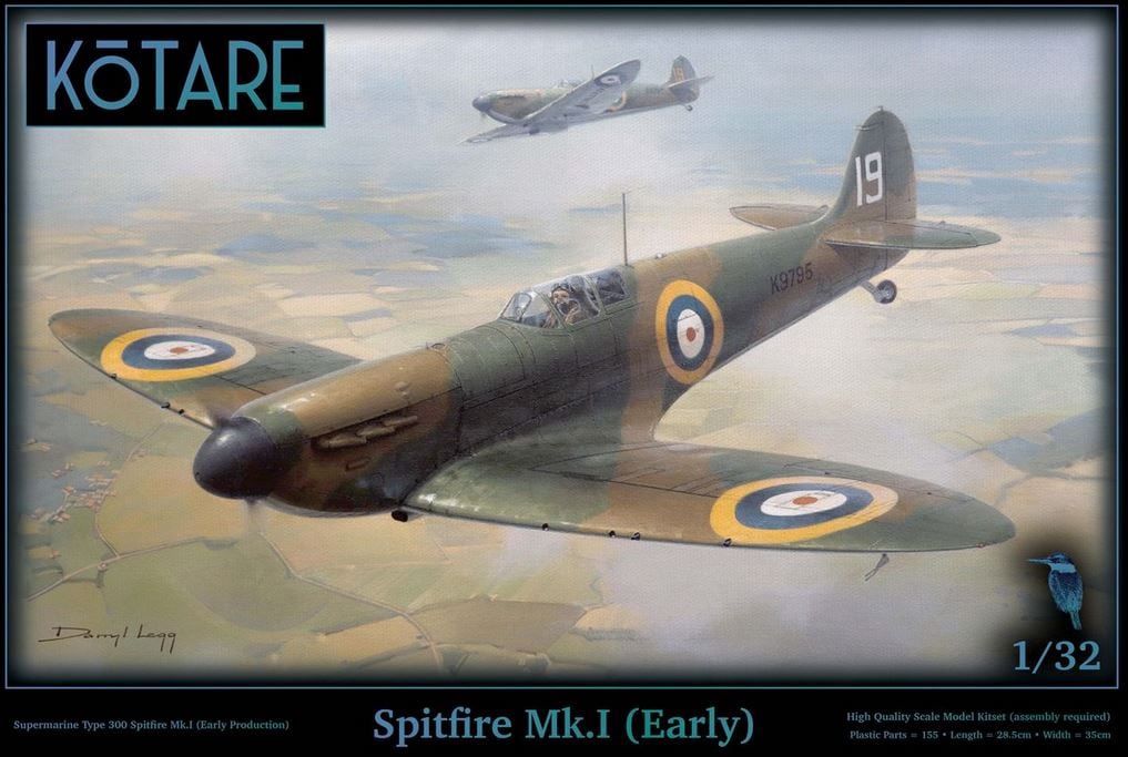 Kotare 1/32 Spitfire Mk.Ia (Early) K32004