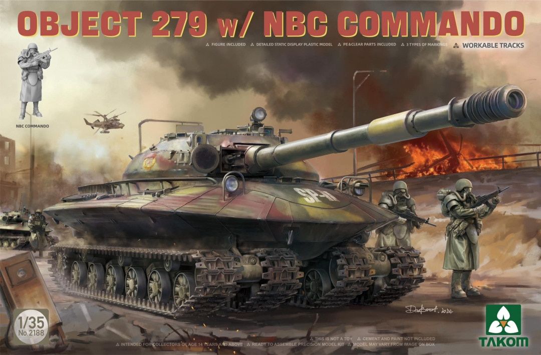 Takom 1/35 Object 279 w/NBC Commando 2188