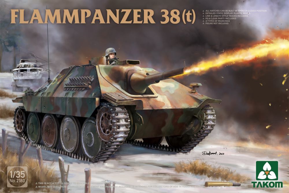 Takom 1/35 Flammpanzer 38(t) 2180