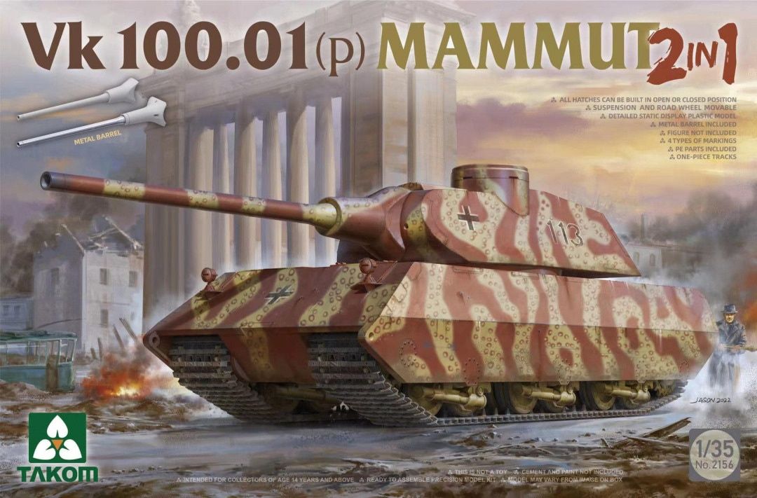 Takom 1/35 VK 100.01 (p) Mammut 2156