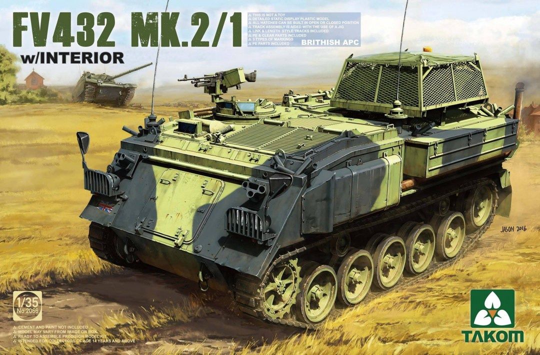 Takom 1/35 British APC FV432 Mk.2/1 w/Interior 2066