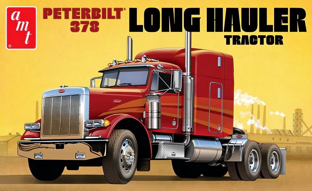 AMT 1/25 Peterbilt 378 Long Hauler Semi Tractor 1169