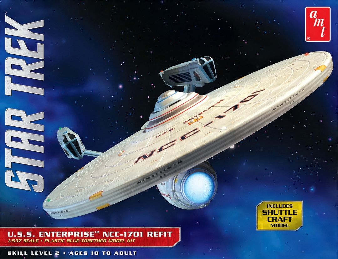 AMT 1/25 U.S.S. Enterprise NCC-1701 Refit 1080