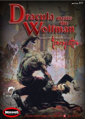 Moebius 1/8 Dracula meets the Wolfman 977