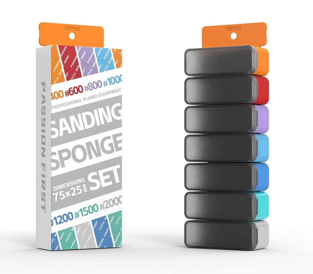 DSPIAE Vigorous Sponge Sandpaper Set XSS-S01