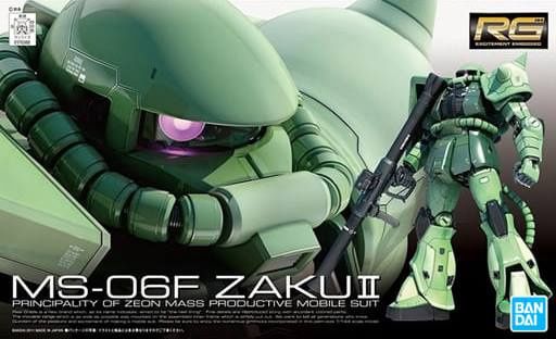 Bandai 1/144 RG #04 MS-06F Zaku II Principality of Zeon Mass Productive Mobile Suit 5061596