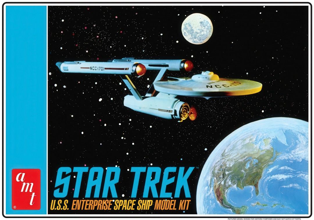 AMT 1/650 U.S.S. Enterprise Space Ship Star Trek: The Original Series 1296