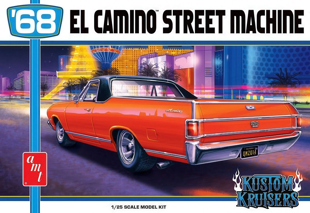 AMT 1/25 &#39;68 El Camino Street Machine Kustom Kruisers 1484